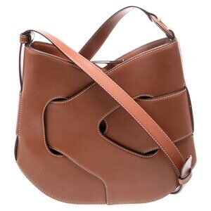 Polene Nodde Hobo Edition Smooth Cognac